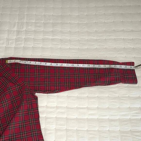 L.L.Bean Wrinkle Free Slightly Fitted Button Down Shirt Men's M | Red | EUC - Picture 11 of 12